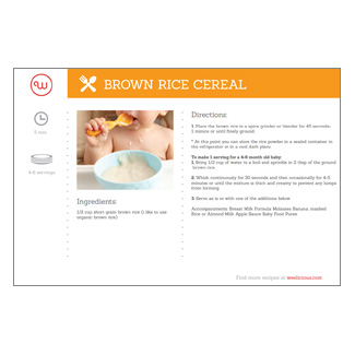 Weelicious Babyfood Recipe Cards